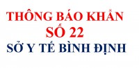 THÔNG BÁO KHẨN SỐ 22