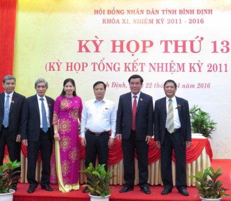 Thường trực và thư ký HĐND tỉnh khóa XI, nhiệm kỳ 2011-2016