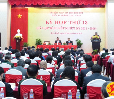 Quang cảnh kỳ họp thứ 13 HĐND tỉnh khóa XI, Nhiệm kỳ 2011-2016