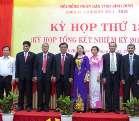 Thường trực HĐND tỉnh và Tổ đại biểu huyện Phù Mỹ Khóa XI, nhiệm kỳ 2011-2016